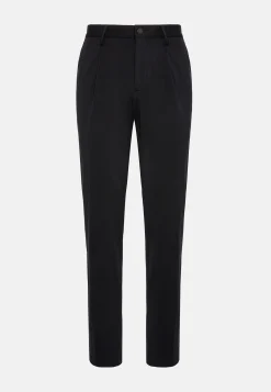 Pantalons-Boggi Milano Pantalon En Nylon Extensible B Tech Noir