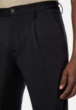 Pantalons-Boggi Milano Pantalon En Nylon Extensible B Tech Noir