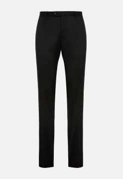 Pantalons-Boggi Milano Pantalon En Sergé De Laine Extensible