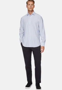 Pantalons-Boggi Milano Pantalon En Tricotine De Coton