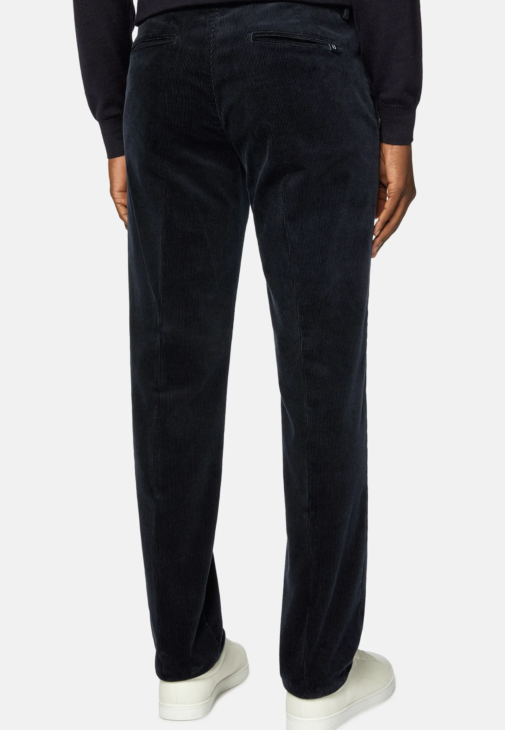 Pantalons-Boggi Milano Pantalon En Velours Extensible