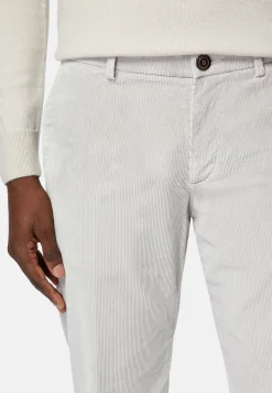 Pantalons-Boggi Milano Pantalon En Velours Extensible