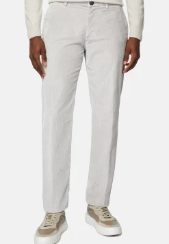 Pantalons-Boggi Milano Pantalon En Velours Extensible