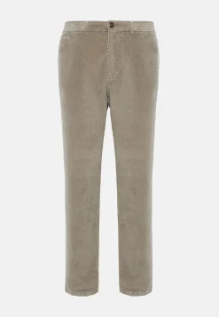 Pantalons-Boggi Milano Pantalon En Velours Extensible