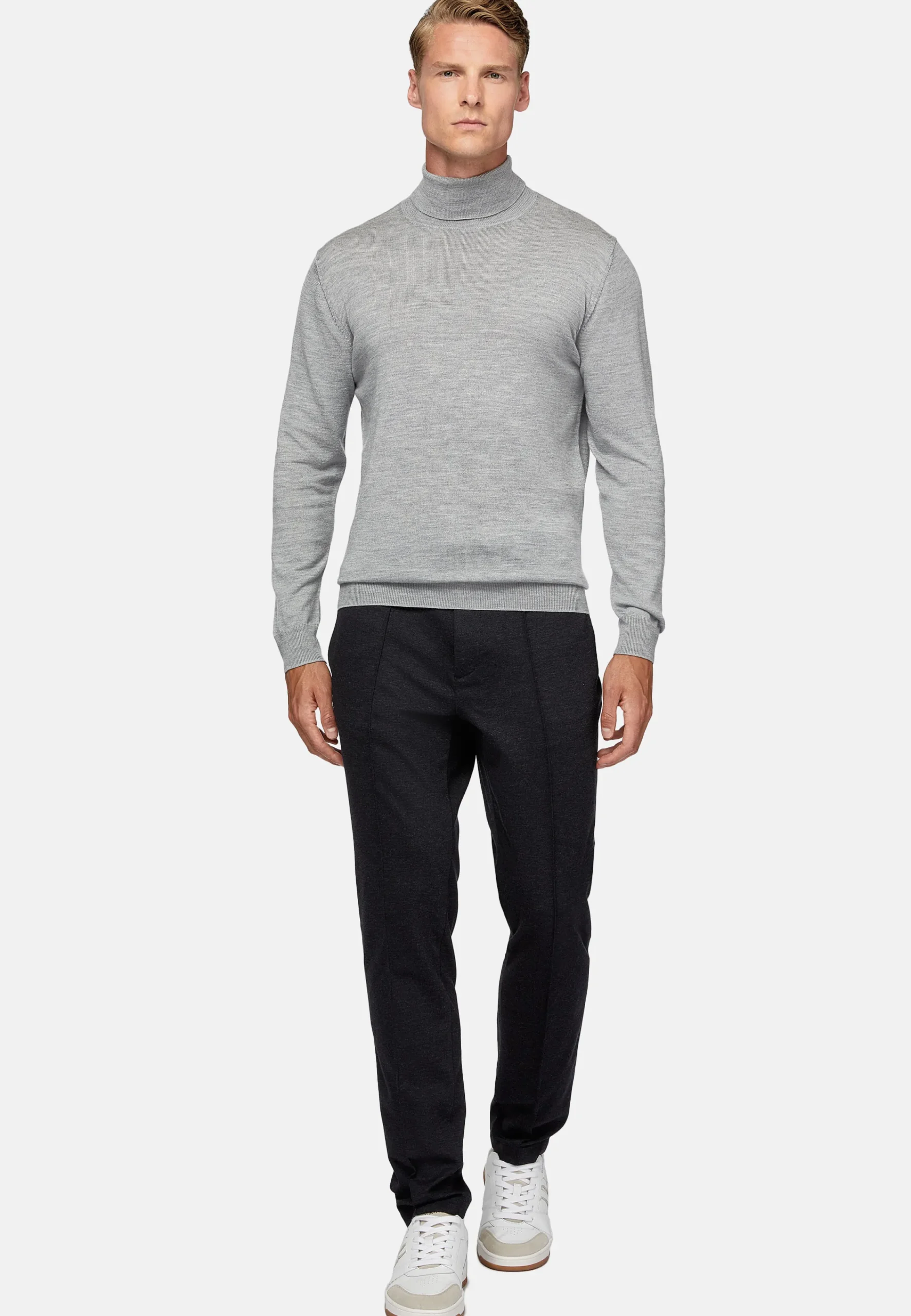 Pantalons-Boggi Milano Pantalon En Viscose Nylon Extensible