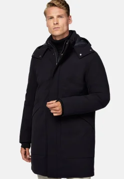 Blousons-Boggi Milano Parka En Tissu Technique Rembourré bleu marine