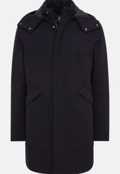 Blousons-Boggi Milano Parka En Tissu Technique Rembourré bleu marine