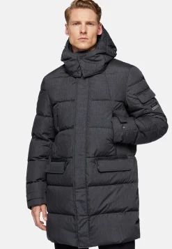 Blousons-Boggi Milano Parka En Tissu Technique Plume D'Oie BTech