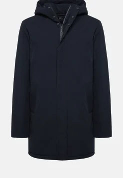 Blousons-Boggi Milano Parka Lamé En Duvet bleu marine
