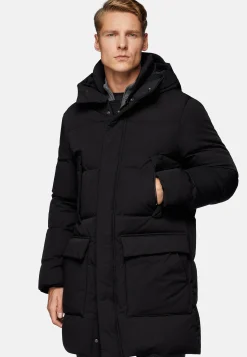 Blousons-Boggi Milano Parka Technique En Duvet Noir