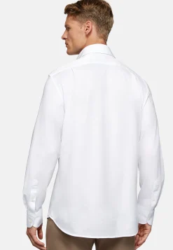 Chemises Polo-Boggi Milano Polo Chemise En Jersey Regular Fit Blanc