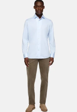 Chemises Polo-Boggi Milano Polo Chemise En Jersey Regular Fit Bleu clair