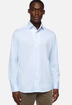 Chemises Polo-Boggi Milano Polo Chemise En Jersey Regular Fit Bleu clair