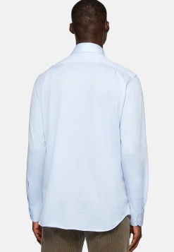 Chemises Polo-Boggi Milano Polo Chemise En Jersey Regular Fit Bleu clair