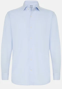 Chemises Polo-Boggi Milano Polo Chemise En Jersey Regular Fit Bleu clair