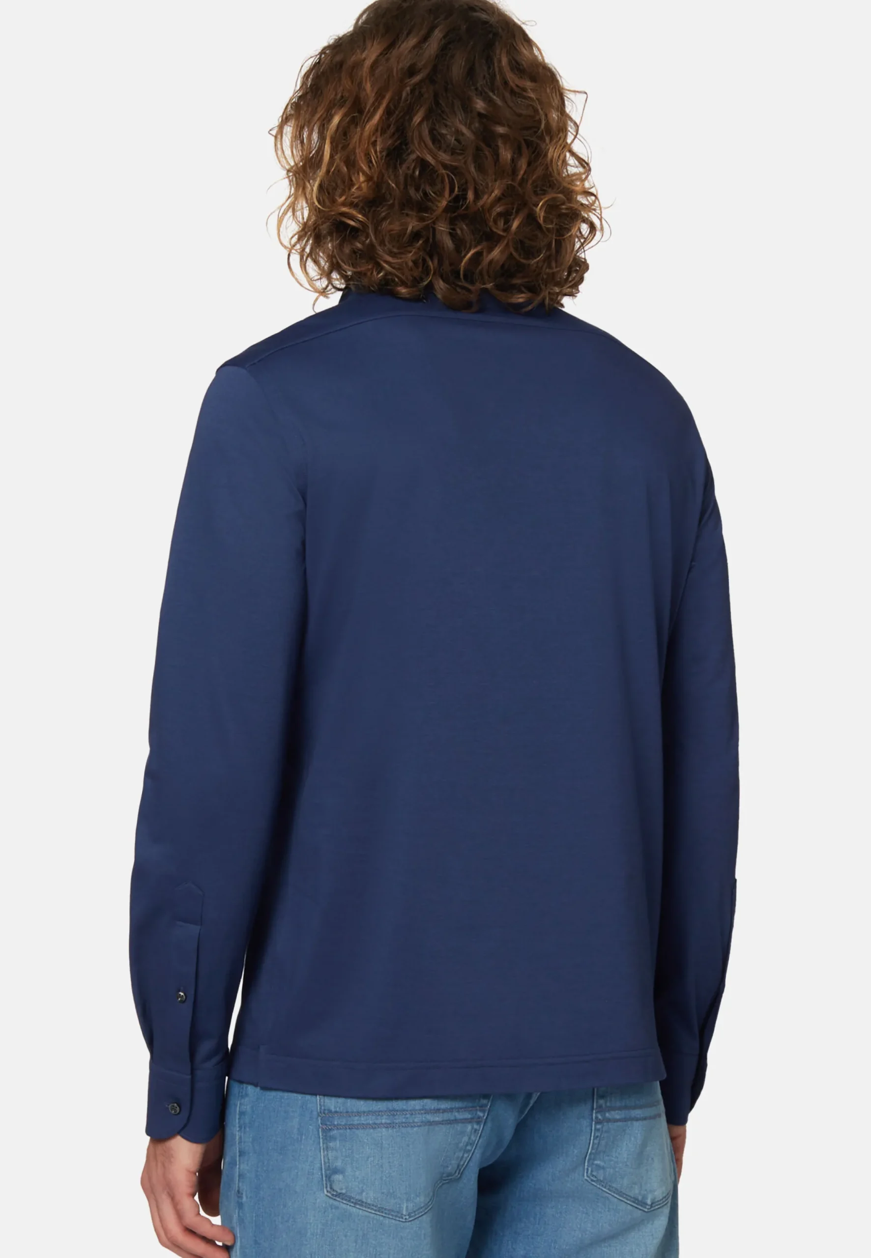 Polos-Boggi Milano Polo En Jersey Japonais