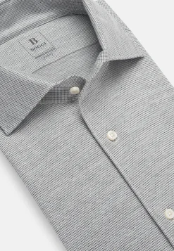 Chemises Polo-Boggi Milano Polo En Jersey Japonais Regular Fit Gris