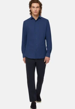 Chemises Polo-Boggi Milano Polo En Jersey Japonais Regular Fit bleu marine