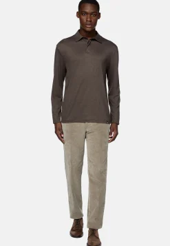 Polos|Tricots-Boggi Milano Polo En Laine Tencel