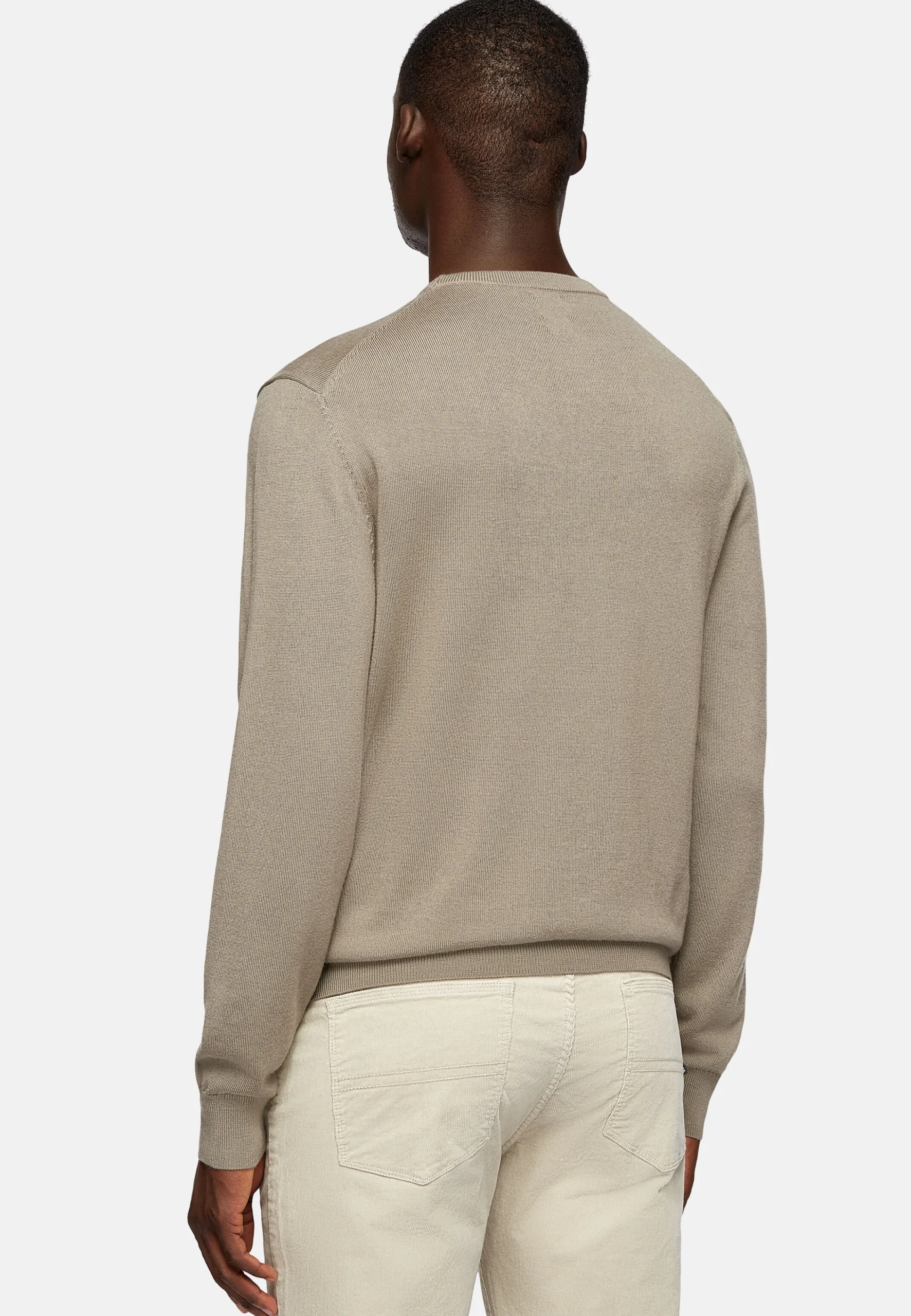 Tricots-Boggi Milano Pull Col Rond En Laine Mérinos