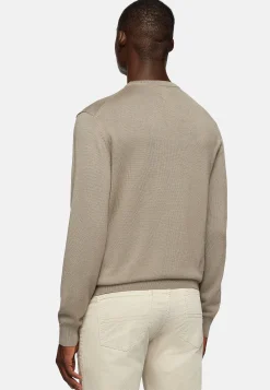 Tricots-Boggi Milano Pull Col Rond En Laine Mérinos