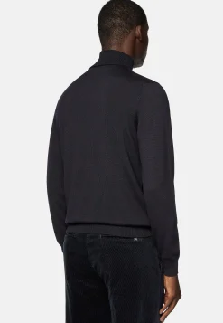 Tricots-Boggi Milano Pull Col Roulé En Laine Mérinos