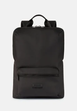 Sacs À Dos Et Trolleys-Boggi Milano Sac À Dos En Tissu Technique Avec Polyester Recyclé Noir
