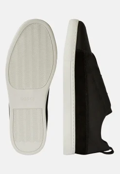 Sneakers-Boggi Milano Sneakers À Lacets En Tissu Technique Noir
