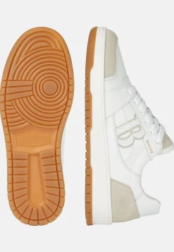 Sneakers-Boggi Milano Sneakers hes En Cuir Avec Macro Logo Blanc