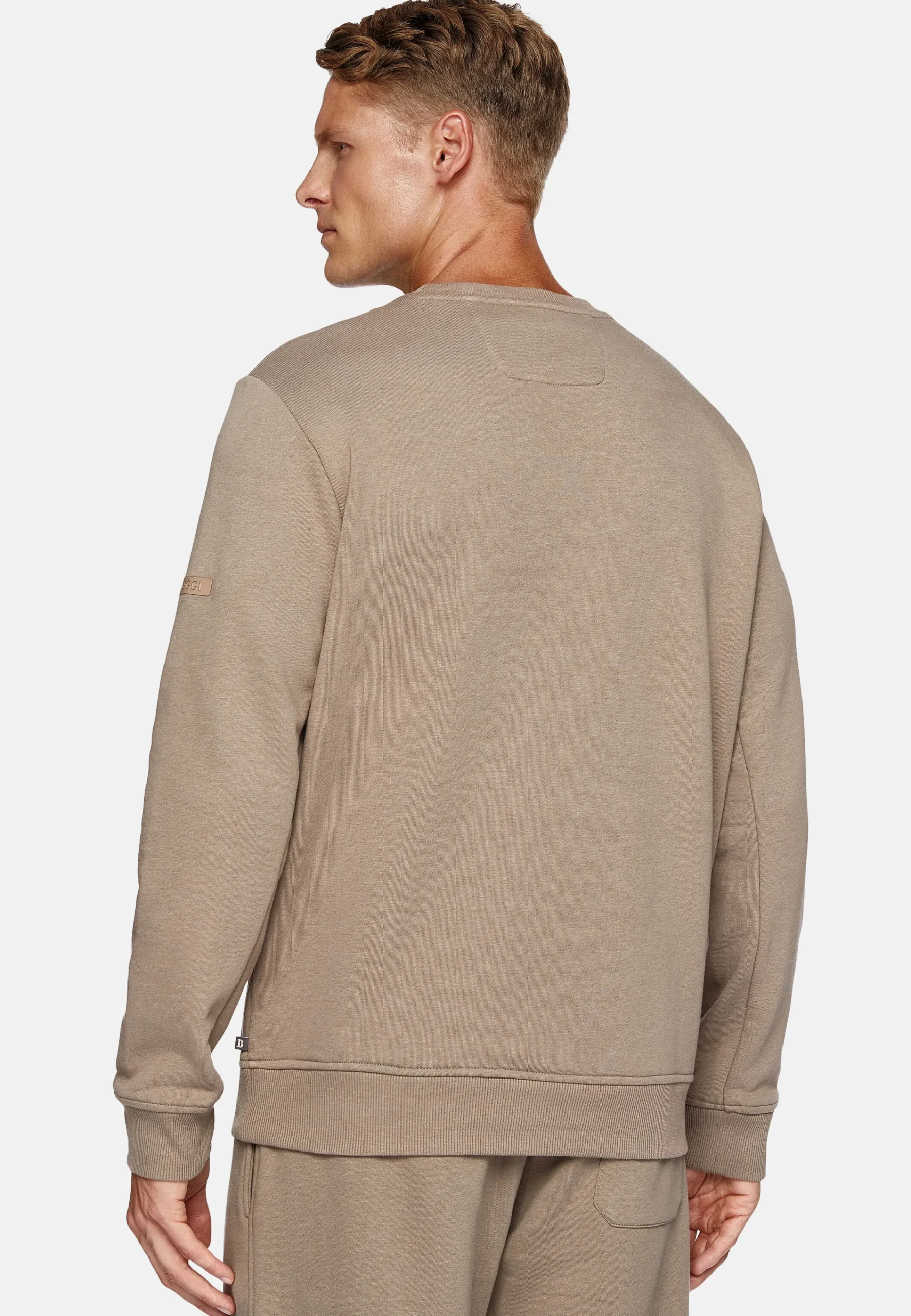 Sweats Et Joggings-Boggi Milano Sweat À Col Rond En Coton Mélangé