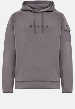 Sweats Et Joggings-Boggi Milano Sweat-Shirt À Capuche En Coton Mélangé Scuba Léger