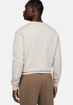 Sweats Et Joggings-Boggi Milano Sweat-Shirt Col Rond En Coton Bio Mélangé