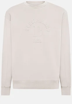 Sweats Et Joggings-Boggi Milano Sweat-Shirt Col Rond En Coton Bio Mélangé