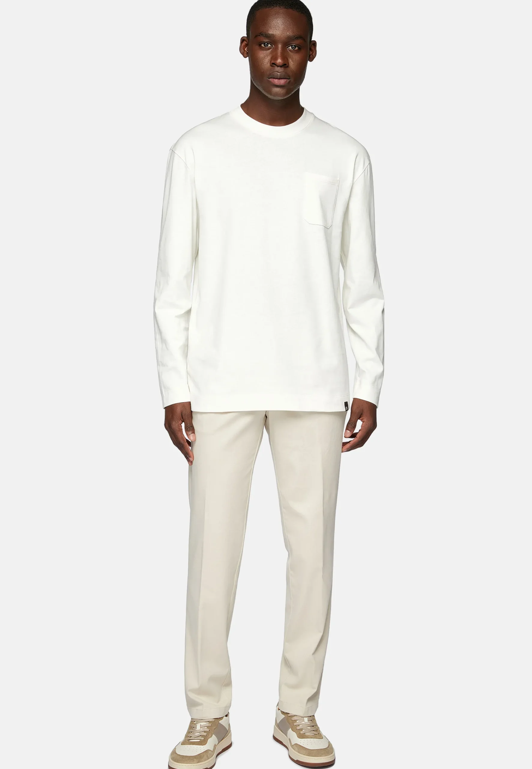 T-Shirts-Boggi Milano T-shirt En Coton Bio Mélangé