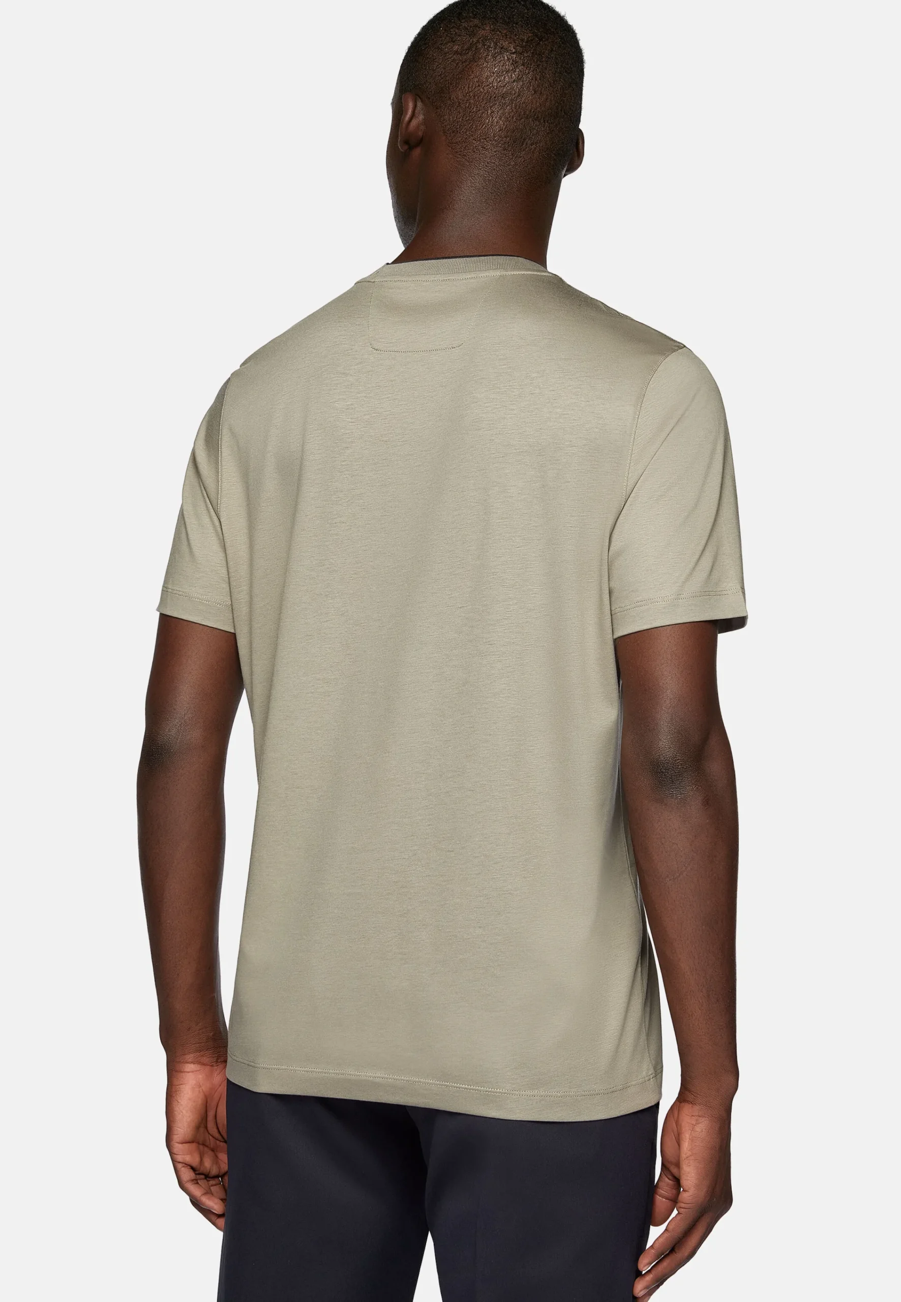 T-Shirts-Boggi Milano T-Shirt En Jersey De Coton Et Tencel