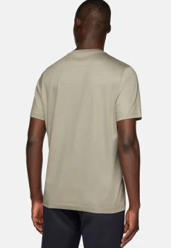 T-Shirts-Boggi Milano T-Shirt En Jersey De Coton Et Tencel