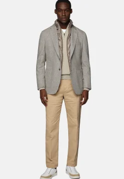 Vestes-Boggi Milano Veste Avec Gilet En Laine Mélangée