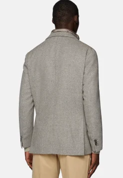 Vestes-Boggi Milano Veste Avec Gilet En Laine Mélangée