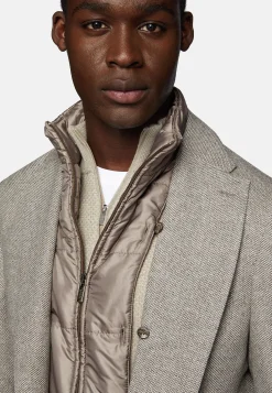 Vestes-Boggi Milano Veste Avec Gilet En Laine Mélangée