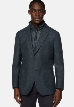 Vestes-Boggi Milano Veste Avec Gilet En Laine Mélangée