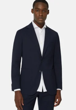 Vestes-Boggi Milano Veste Bleue En Laine B Aria bleu marine
