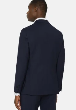 Vestes-Boggi Milano Veste Bleue En Laine B Aria bleu marine