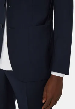 Vestes-Boggi Milano Veste Bleue En Laine B Aria bleu marine