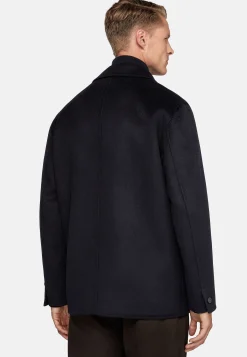 Surchemise & Shirt Jackets|Vestes-Boggi Milano Veste Chemise De Travail En Laine bleu marine