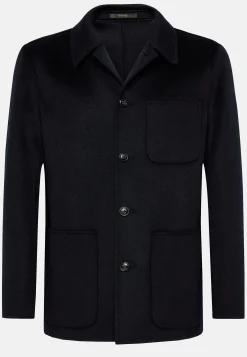 Surchemise & Shirt Jackets|Vestes-Boggi Milano Veste Chemise De Travail En Laine bleu marine