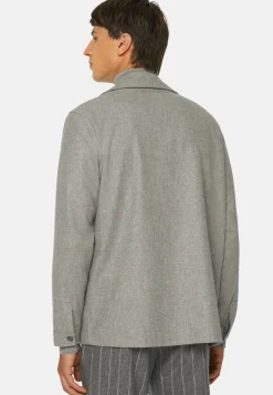 Surchemise & Shirt Jackets-Boggi Milano Veste Chemise Link En Flanelle De Laine