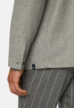 Surchemise & Shirt Jackets-Boggi Milano Veste Chemise Link En Flanelle De Laine