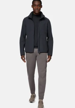 Blousons-Boggi Milano Veste Coupe-Vent En Nylon Extensible B Tech Noir