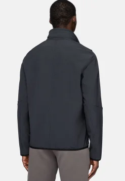 Blousons-Boggi Milano Veste Coupe-Vent En Nylon Extensible B Tech Noir