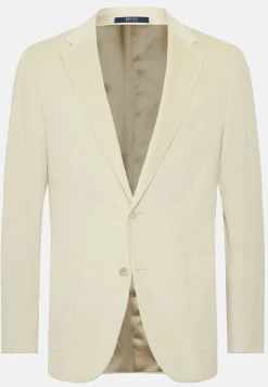 Vestes-Boggi Milano Veste Crème En Coton Et Cachemire Beige